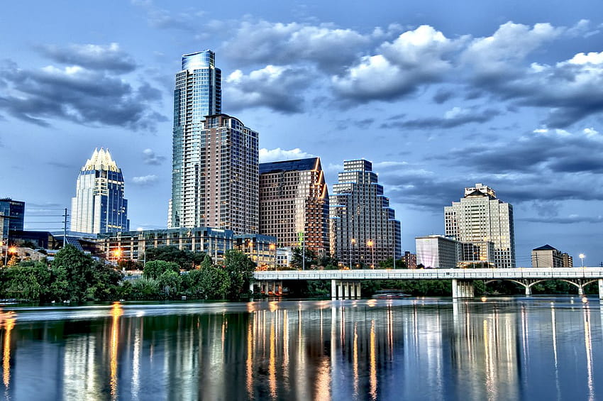 Austin Texas City Skyline HD wallpaper
