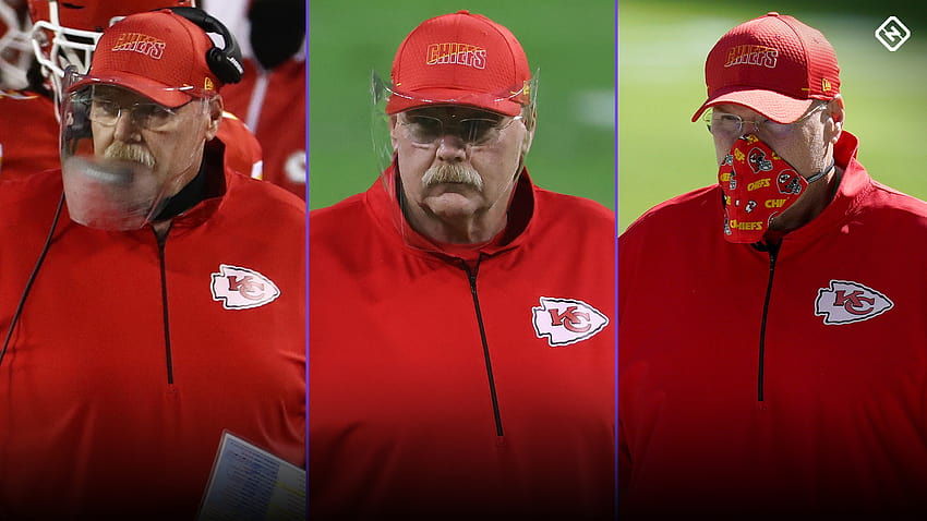 The evolution of Andy Reid's face mask, from foggy shield to Chiefs, andy reid chief HD wallpaper