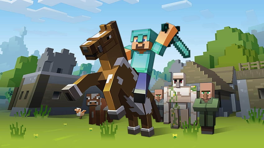 Mojang discute dell'aggiornamento di Minecraft Better Together all'E3 Sfondo HD