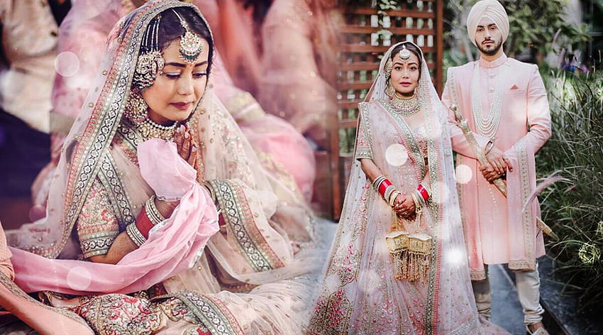 Neha Kakkar Reveals Who Gifted Her 'dream' Wedding Lehenga, neha kakkar wedding HD wallpaper