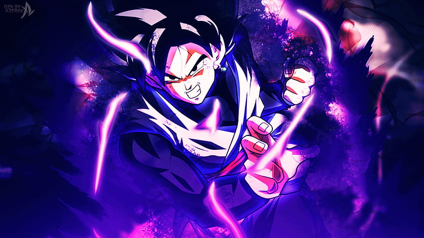 Black Goku, тъмно естетично аниме ps4 HD тапет