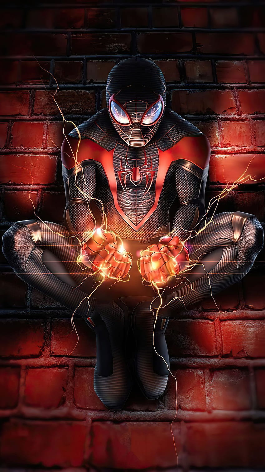 2020 Spider Man Miles Artwork In 1080x1920 Resolution in 2020, miles morales ps5 iphone HD phone wallpaper