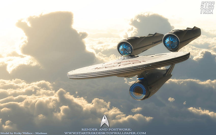 Starship Enterprise, star trek uss enterprise HD wallpaper
