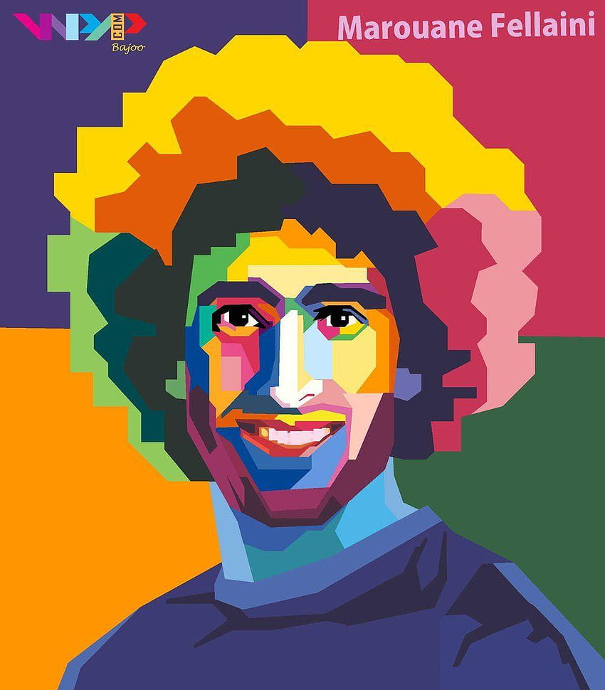 Marouane Fellaini in WPAP by BayuAndykha HD phone wallpaper