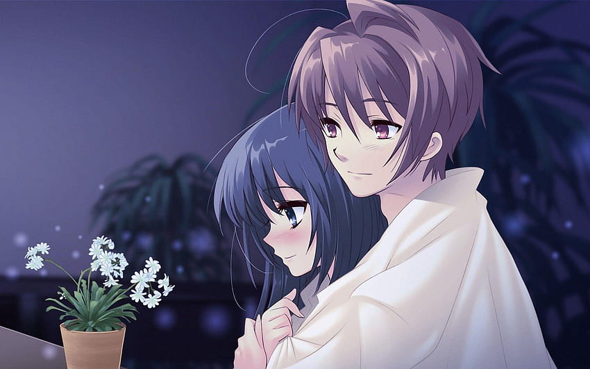 cute anime couple wallpapers for mobile