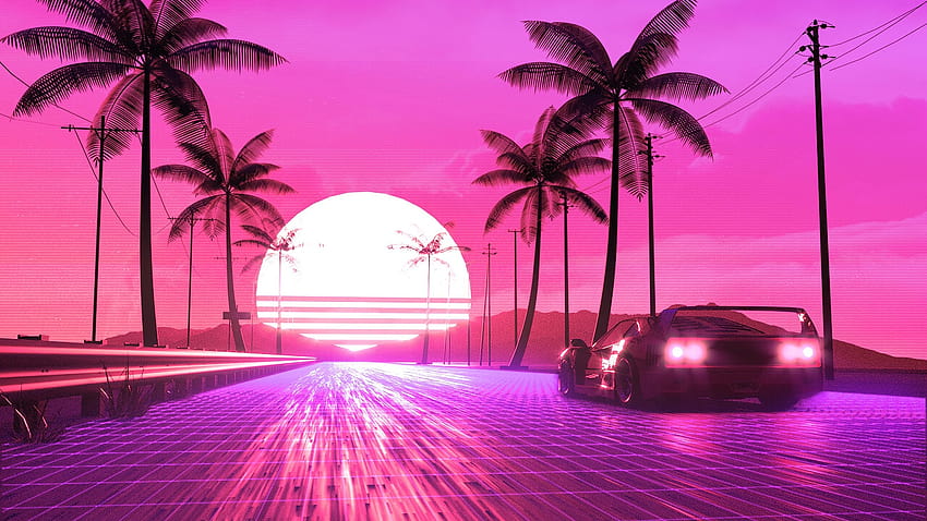 1920x1080 Retro 80s Ride Laptop Full , Backgrounds, and HD wallpaper