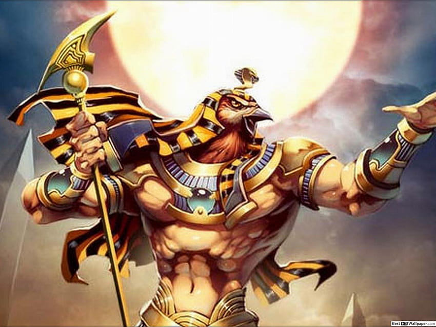 Dieu égyptien antique Horus, oeil de ra Fond d'écran HD