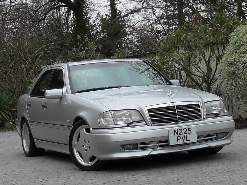 Used Brilliant Silver Met with Black Leather Mercedes C36 AMG For ...