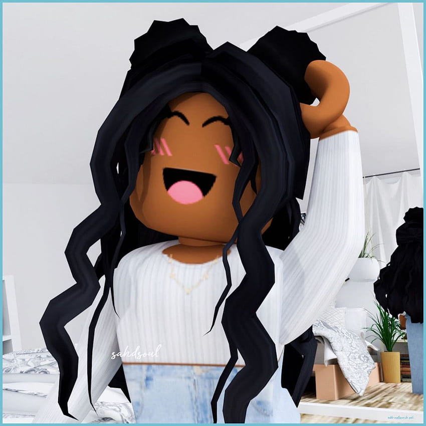 cute black 95 robux girl avatar idea