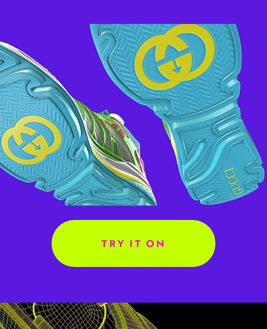 Gucci lanza la primera zapatilla Virtual 25 que solo se puede usar en AR – iDea HUNTR fondo de pantalla del teléfono
