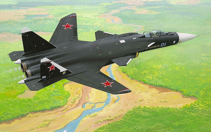 Russian Air Force Su 47 Berkut Fighter Jet 2560x1600 : 13, avión de ataque fondo de pantalla