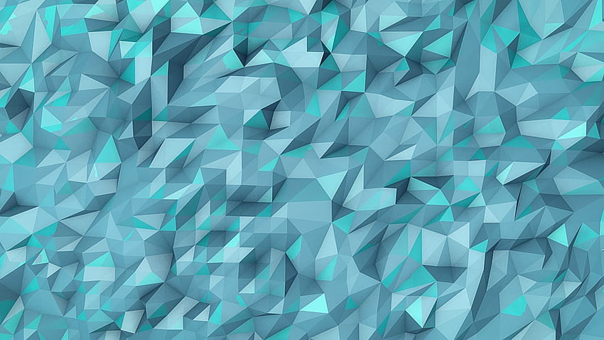 : abstract, low poly, symmetry, green, blue, triangle, pattern, texture, circle, turquoise, aqua, color, shape, design, line, petal, 1920x1080 px 1920x1080, aqua color HD wallpaper