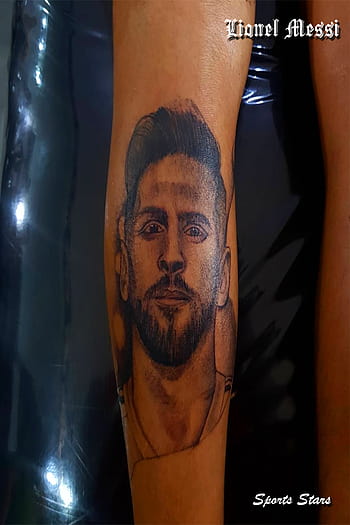 Ta-two! Messi covers up old leg ink | Sporting News