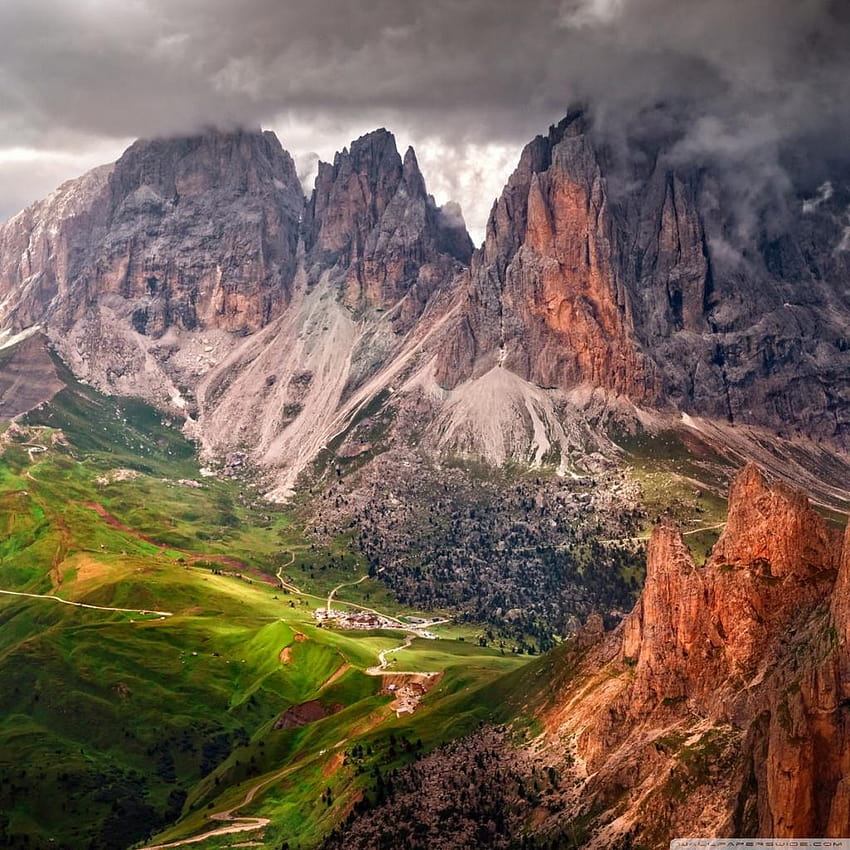 South Tyrol Dolomites Italy Landscape ❤ HD phone wallpaper