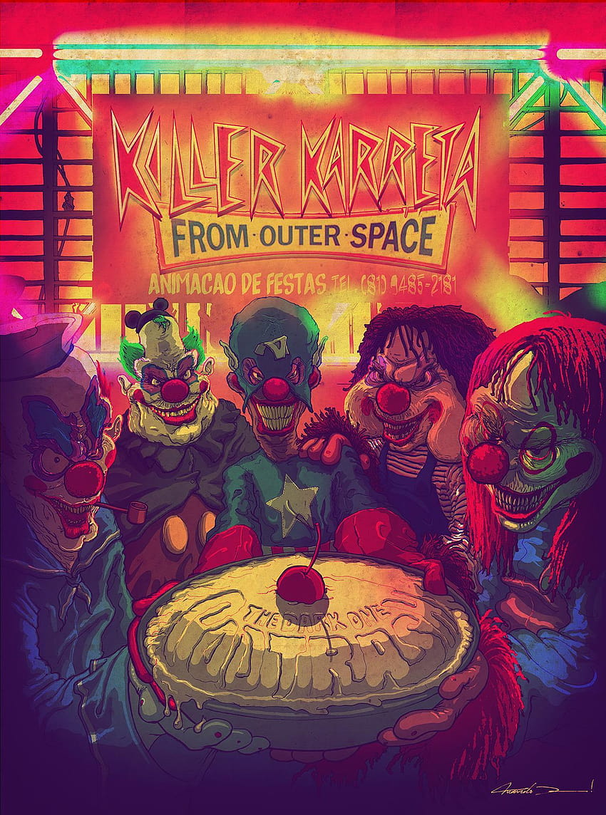 Killer Klowns from Outer Space HD phone wallpaper
