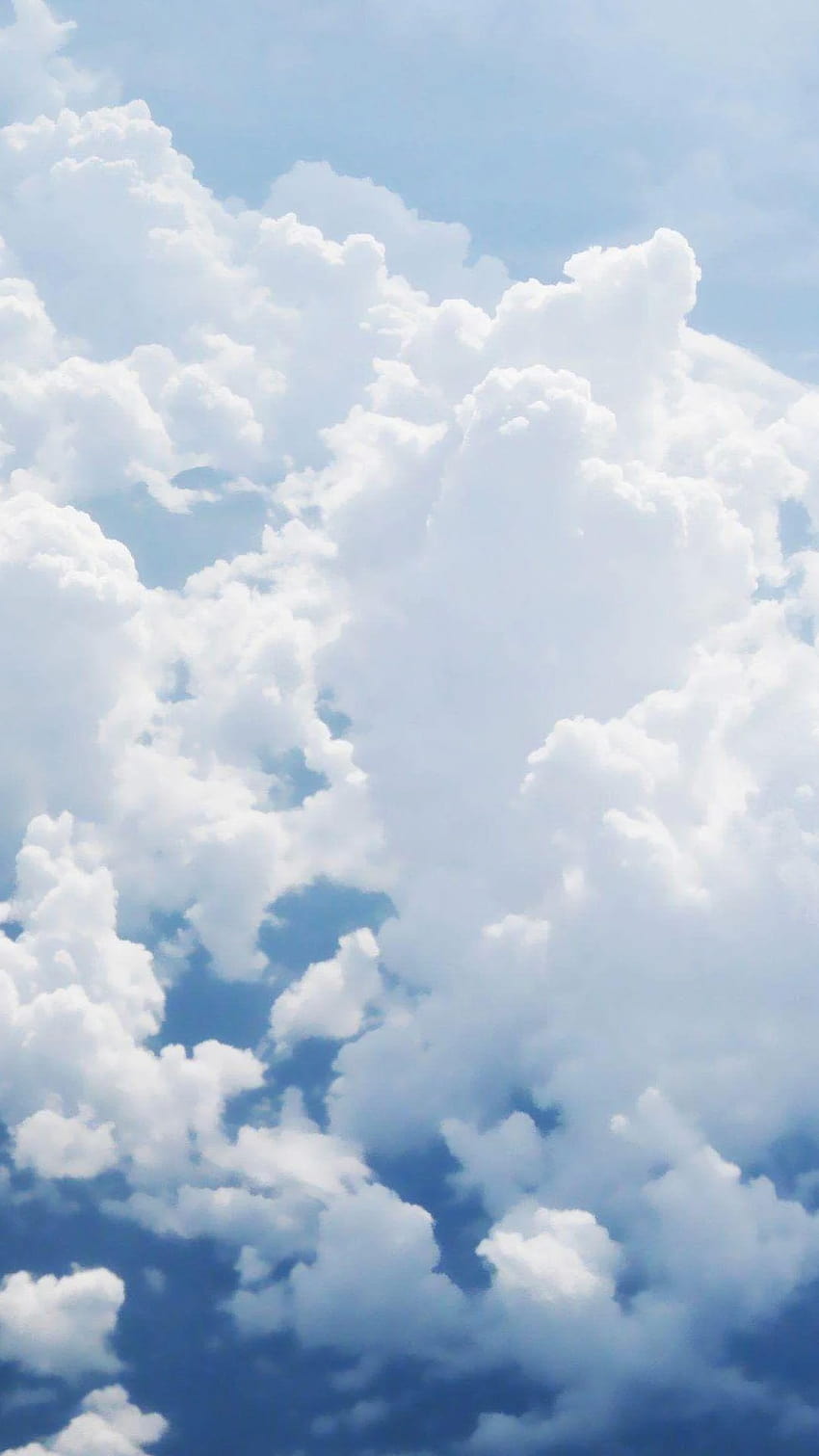 65 NATURAL IPHONE FÜR NATURLIEBHABER, blauer Himmel mit Wolken HD-Handy-Hintergrundbild