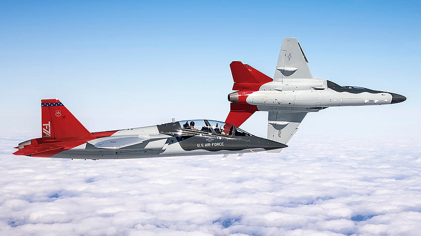 Der neue T der Air Force, Boeing T 7 Red Hawk HD-Hintergrundbild
