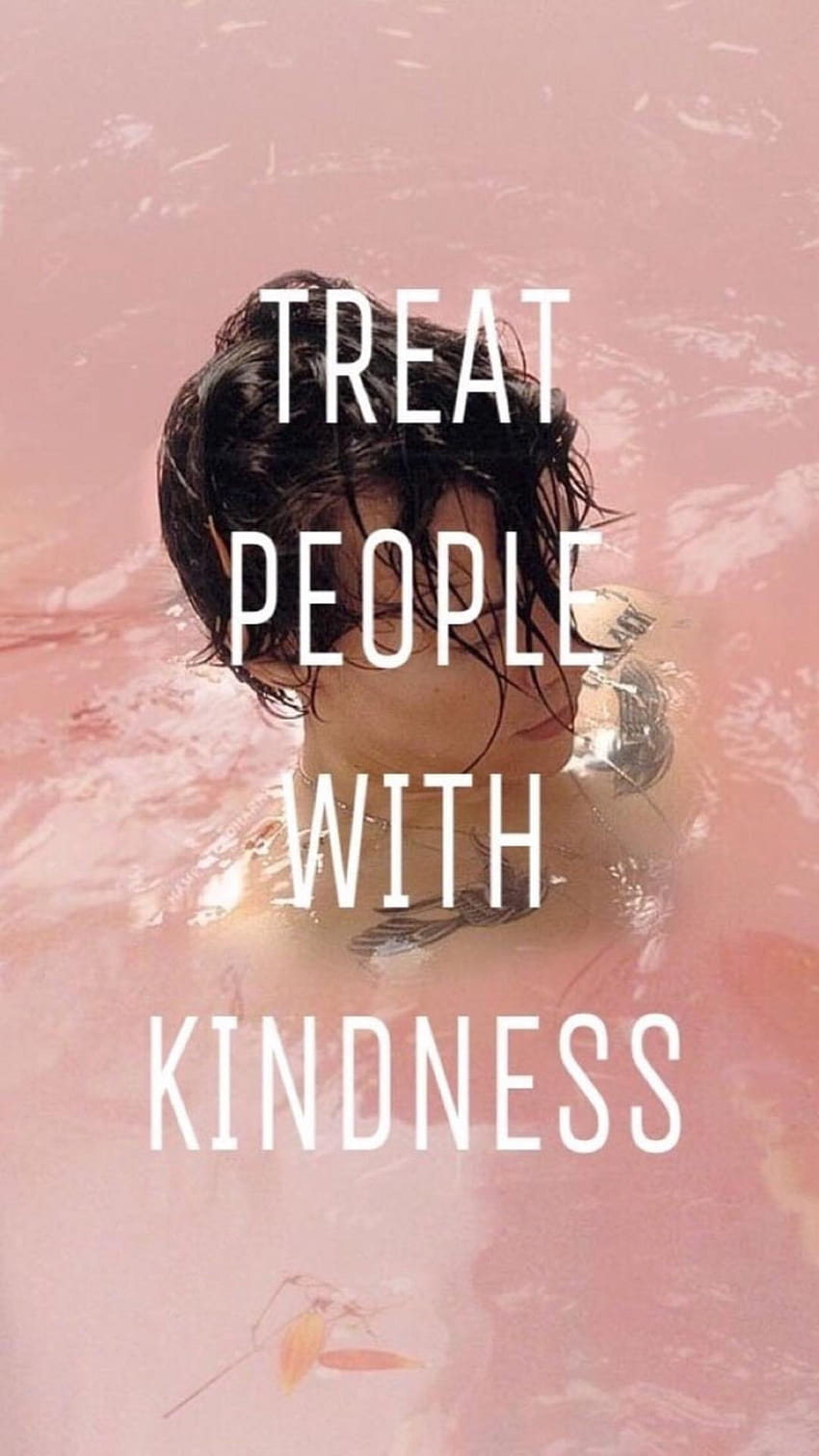 Steph on Harry Styles, treat people with kindness HD phone wallpaper