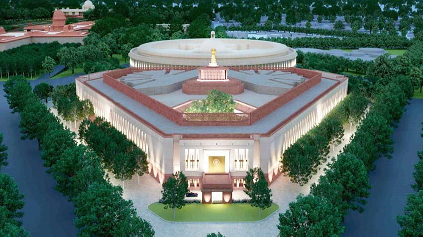 L'Inde va se doter d'un nouveau bâtiment du Parlement: premier aperçu, coût, taille, autres caractéristiques clés, parlement indien Fond d'écran HD