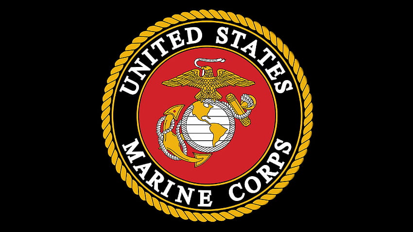 United States Marine Corps, Emblem, Logo, , Military, military logo HD wallpaper