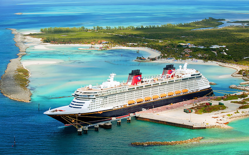 Круизен кораб Disney Cruise Line кораб 3840x2400 HD тапет