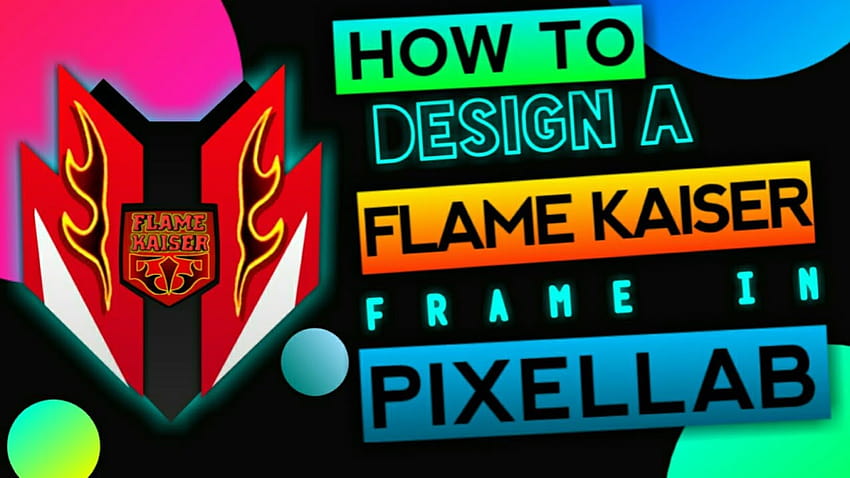 So entwerfen Sie einen Flame Kaiser-Rahmen HD-Hintergrundbild