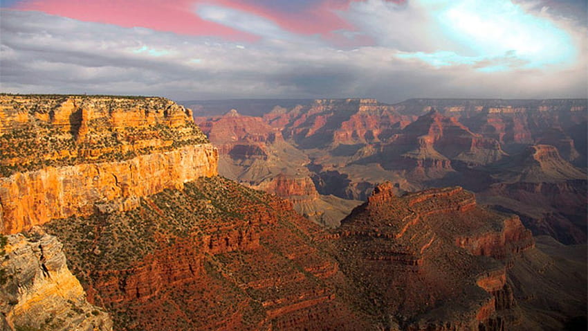 Panduan grapher ke Grand Canyon, navajo point view grand canyon Wallpaper HD