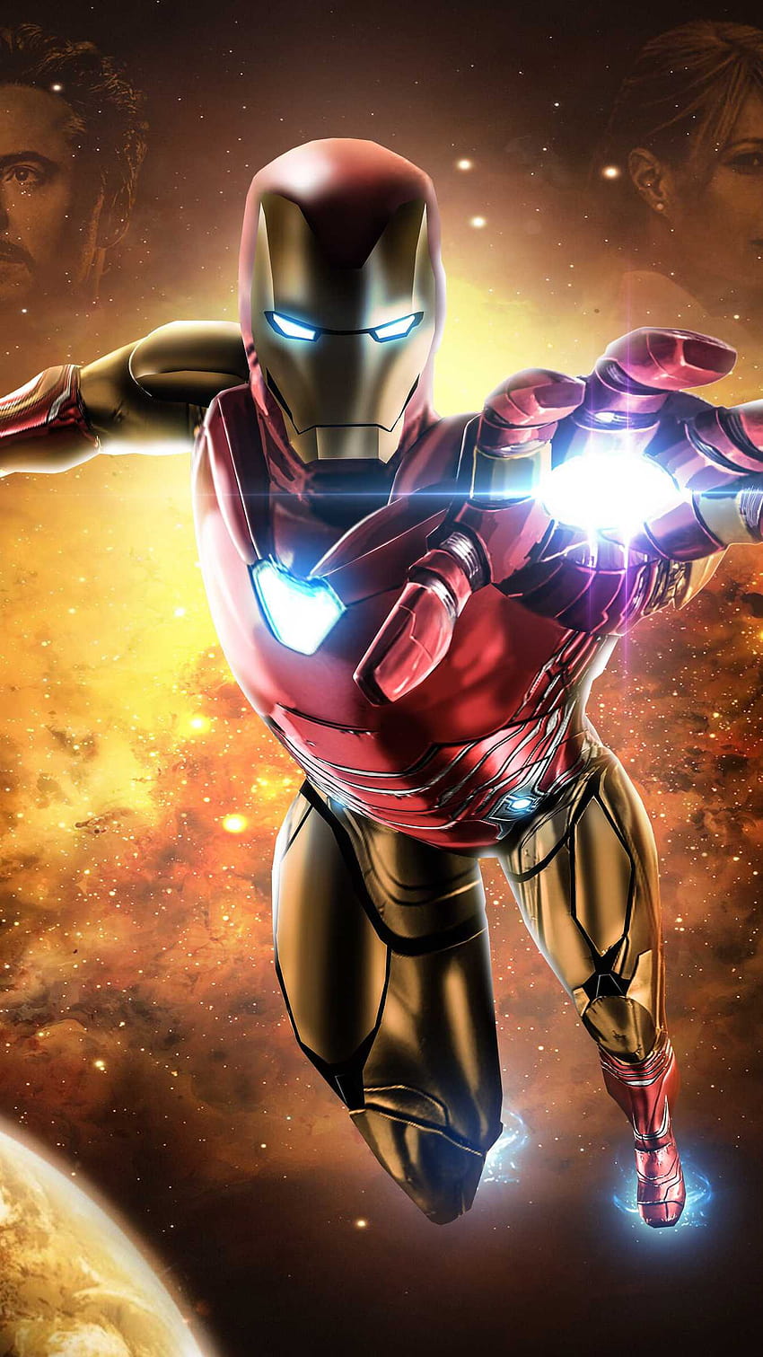 Avengers Endgame Iron Man Mark 85 Armor Space iPhone HD phone ...