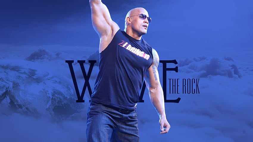 The Rock Meilleure star de la WWE The Rock 1920x1080 Fond d'écran HD