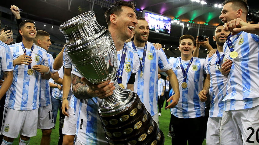 ブラジル対アルゼンチンの結果: ライオネル メッシがアルゼンチンで初のタイトルを獲得し、国の 28、コパ アメリカ メッシ 2021 を終了 高画質の壁紙