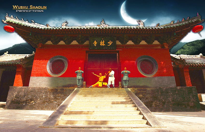 Wushu Shaolin Productions, templo shaolin papel de parede HD