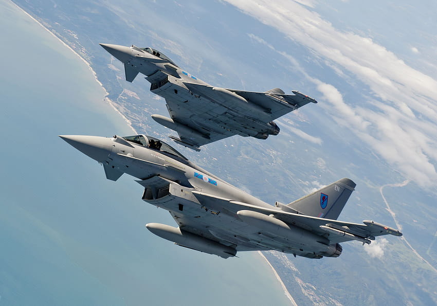 Eurofighter Typhoon, Royal Air Force / y Mobile & fondo de pantalla