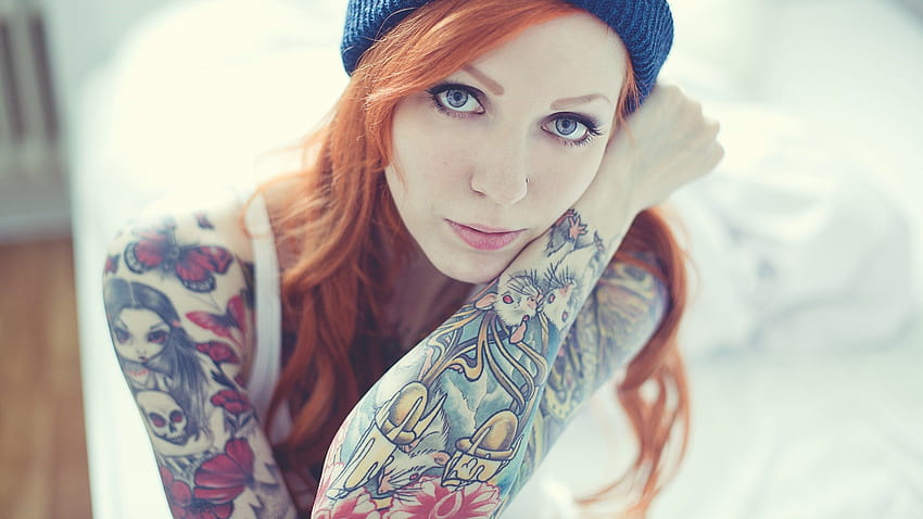 Redhead Girl Tattoos Tattoo Girl Hd Wallpaper Pxfuel