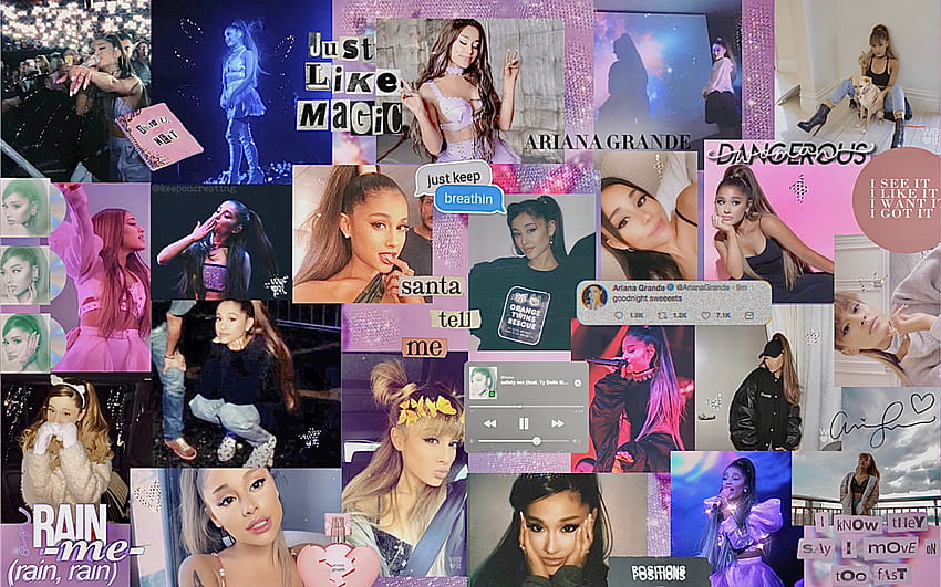 ariana backgrounds Tumblr posts, ariana grande collage HD wallpaper