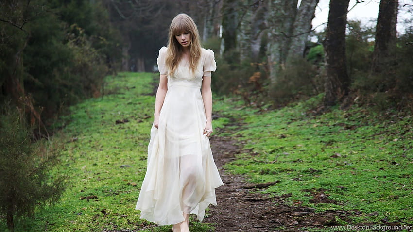 Taylor Swift Safe And Sound Dress In Forest Backgrounds, safe and sound taylor swift HD wallpaper