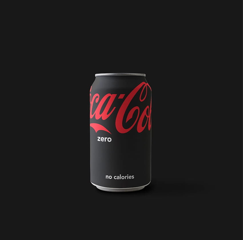 Soda Re, matte black coke can HD wallpaper