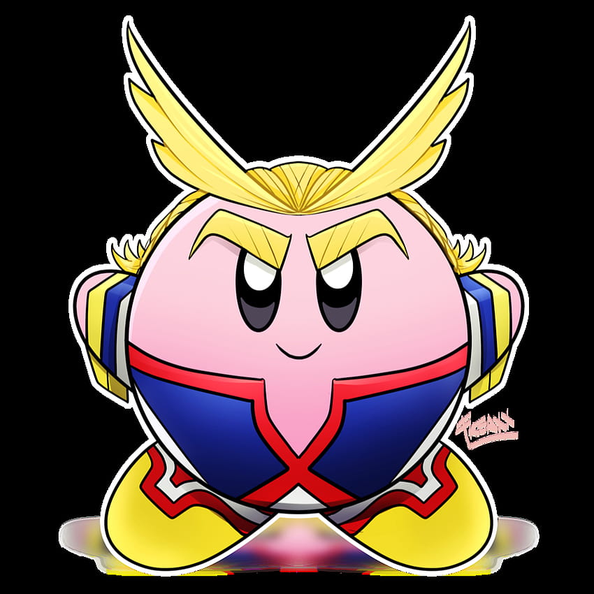 My Hero Academia x Kirby Crossover All Might Kirby by JessicaFreaxx on  DeviantArt, uraraka kirby HD phone wallpaper | Pxfuel