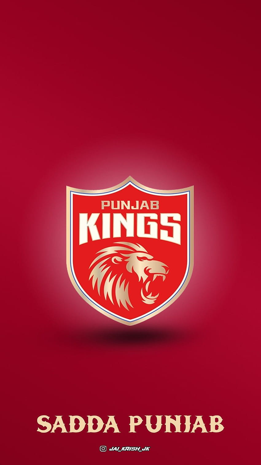 Punjab Kings Mobile IPL 2021 en 2021, logo des rois du Pendjab Fond d'écran de téléphone HD