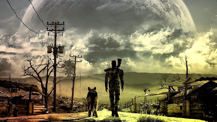 Fallout 3, solitario fondo de pantalla