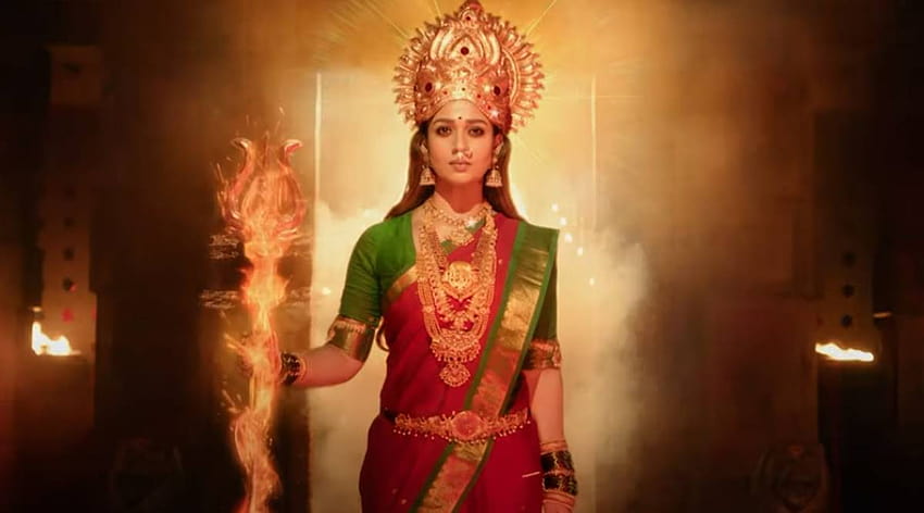 Mookuthi Amman Trailer: Ein „göttlicher“ Nayanthara tritt gegen einen falschen Gottmenschen an HD-Hintergrundbild