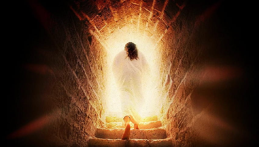 Исус Великден честит Великден Исус възкръсна възкресение, библейски Великден HD тапет