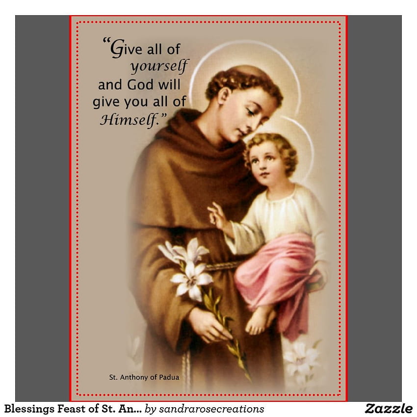 Pin on Daily prayer, st anthony HD phone wallpaper