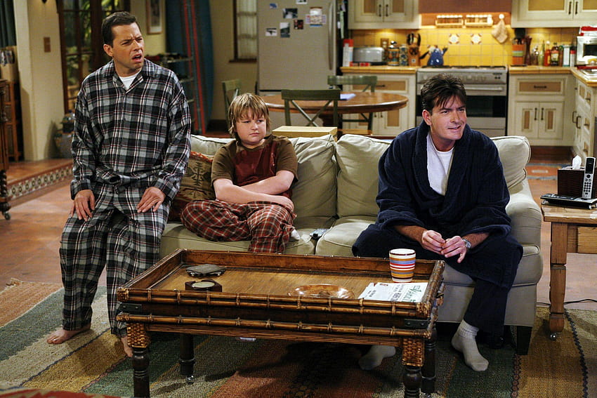 Two and a half men, Charlie sheen, Jon cryer HD wallpaper