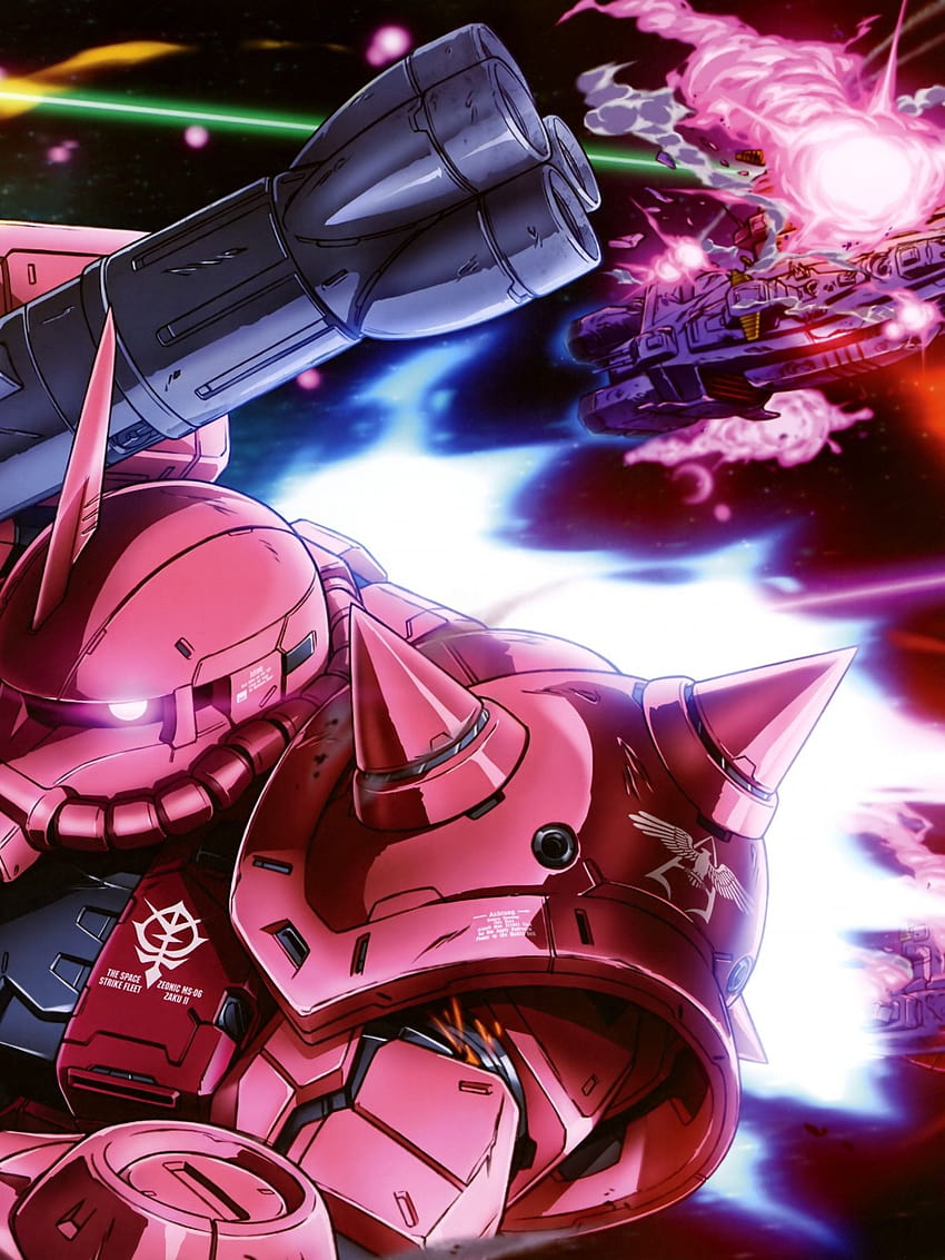 1536x2048 Mobile Suit Gundam, Mecha, Robot, Sci, zaku seluler wallpaper ponsel HD