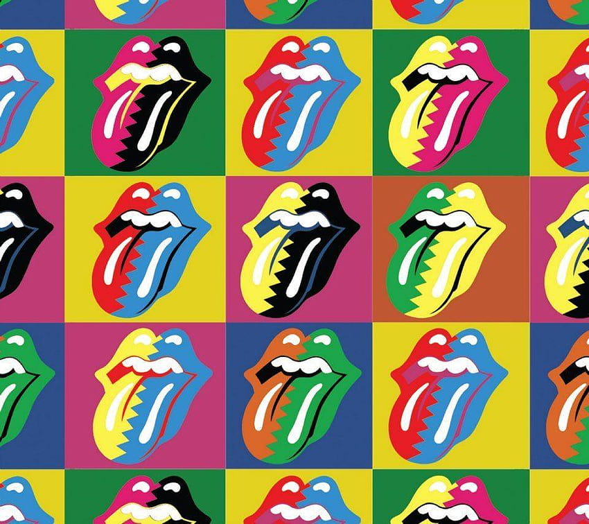 Lengua de Warhol, lengua de Rolling Stones fondo de pantalla