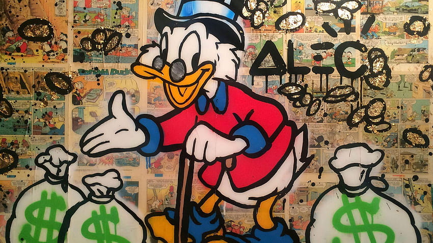 1920x1080 Alec Monopoly, Street Art, Scrooge, Fine Art, Modern Art HD wallpaper