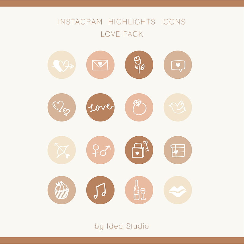 L'icona di evidenziazione della storia di Instagram del matrimonio copre Instagram Sfondo del telefono HD