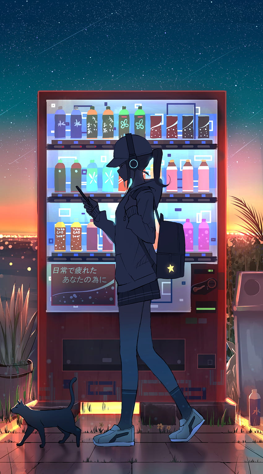 Anime Fall Vertical โพสต์โดย Ethan Simpson อะนิเมะที่สวยงาม วอลล์เปเปอร์โทรศัพท์ HD