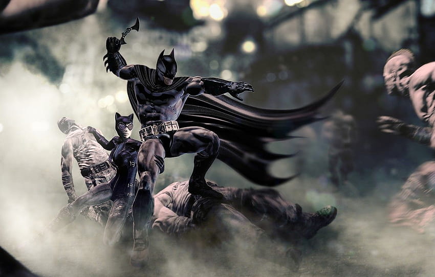Batman, art, Batman: Arkham City, Catwoman, Selina Kyle, selina kyle and  bruce wayne HD wallpaper | Pxfuel