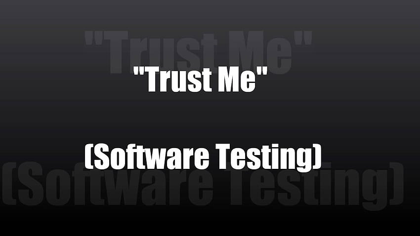 Testing posted by Ethan Sellers, software testing HD wallpaper